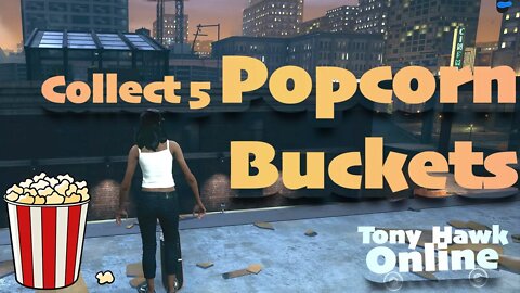 Collect 5 Popcorn Buckets | Tony Hawk #shorts guide