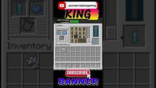 King Chess Piece Banner | Minecraft