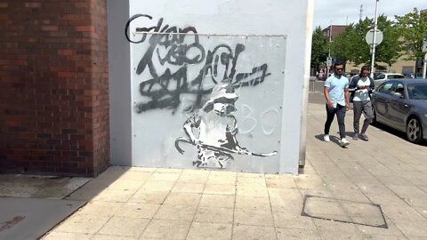 Banksy in lowestoft.