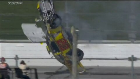 Car Flips 6 Times In Scary Wreck At NASCAR Race