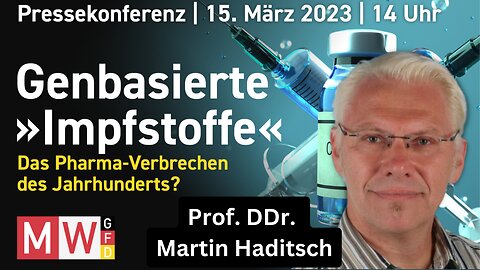 Prof. Dr. Dr. Martin Haditsch - MWGFD-Pressekonferenz vom 15.03.2023