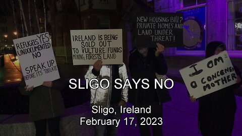 Peaceful Assembly "SLIGO SAYS NO"