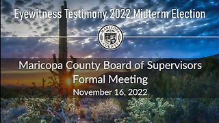 Eyewitness Testimony 2022 Midterm Election