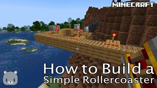 Minecraft: How to Build a Simple Rollercoaster