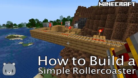 Minecraft: How to Build a Simple Rollercoaster