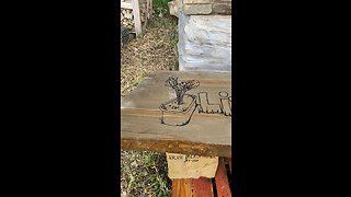 Engrave stone bench ￼