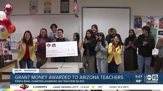 Arizona teachers granted $1 million in 'wishes'