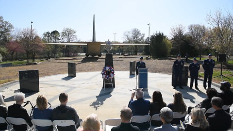 145th Airlift Wing Memorial Wall Ceremony April 2022