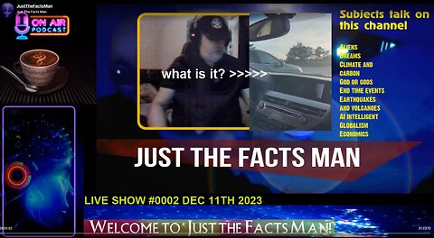 Just The Facts Man SHOW 0003 - Strange Sky Events