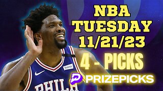 #PRIZEPICKS | BEST PICKS #NBA TUESDAY | 11/21/2023 | TODAY | BEST BETS | #BASKETBALL | PROP BETS