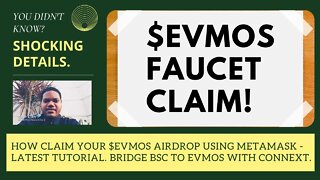 How Claim Your $EVMOS Airdrop Using Metamask - Latest Tutorial. Bridge Bsc To Evmos With Connext.