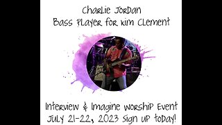 Charlie Jordan - In Deep Darkness - Arise & Shine!!! Imagine Event July!