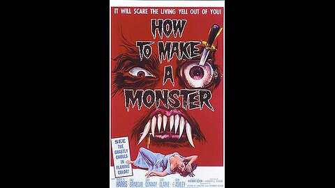 How To Make A Monster 1958 COLORIZED Full Free Movie