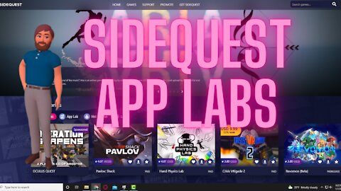 Loading APP LABS Apps to your Oculus from Sidequest