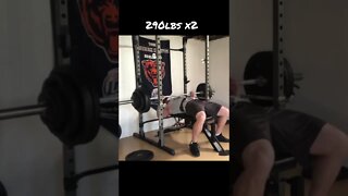 290 x2 bench press #shorts