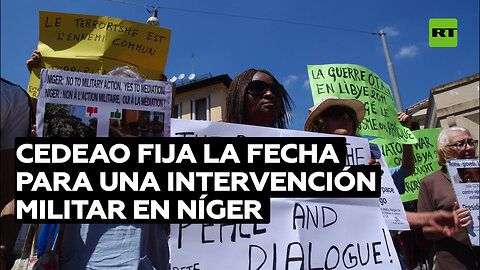 La CEDEAO fija la fecha para una intervención militar en Níger