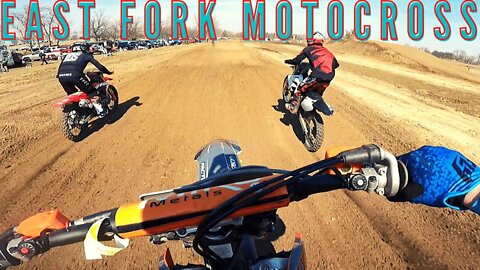 Getting comfy at East Fork MX! (GoPro Fail)