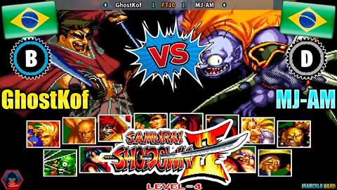 Samurai Shodown II GhostKof Vs MJ AM Brazil Vs Brazil