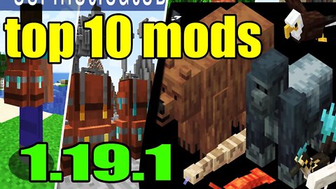 top 10 Minecraft Mods 1.19.1 só os bão