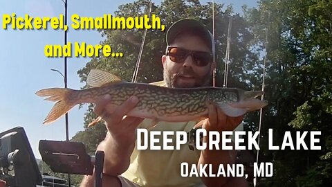Deep Creek Lake, MD - Kayak Fishing for Smallmouth, Chain Pickerel, and Rock Bass