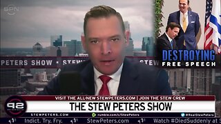 Stew Peters Blasts Ron DeSantis & His Anti-Free Speech Bill, 'A Shill for Israel, Zionists and ADL'