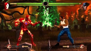 Iron Man And Predator Vs Cj - Mortal Kombat 9 Mod