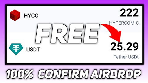 $25 100% Free | Free Airdrop hypercomic | $HYCO Airdrop
