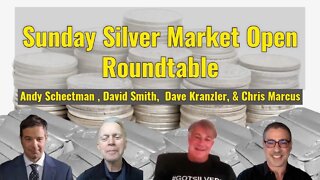 Silver post-COMEX delivery Sunday open roundtable: Andy Schectman, Dave Kranzler, David Smith, WSS