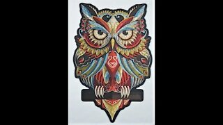 Wood Work Owl Jigsaw Puzzle Time Lapse