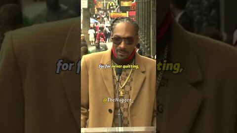Snoop Dogg Thanking Himself - Nugget