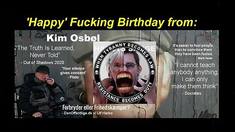 'Happy' Fucking Birthday from 58 years old Kim Osbøl! (Reloaded) [06.05.2022]