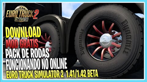 PACK DE RODAS PAR EURO TRUCK SIMULATOR 1.42 1.41 1.39 1.38 1.37