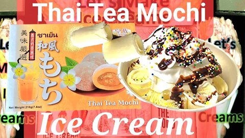 Thai Tea Mochi Ice Cream