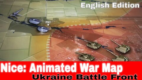 Animated map English Edition. August 7th TODAY - Ukraine. Subscribe help defeat YouTube Shadow Ban