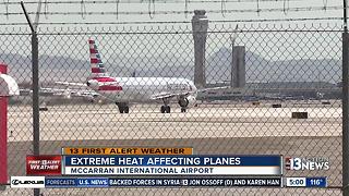 Extreme heat impacts takeoffs at McCarran