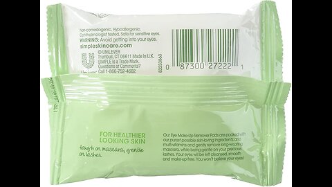 Simple Sensitive Skin Experts Kind To Skin Super Soft Micellar Cleansing Facial Wipes, Gently R...
