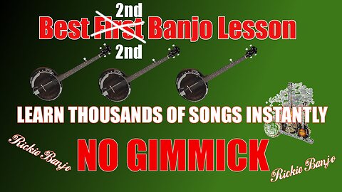 Lesson #2 for the 5 String Banjo