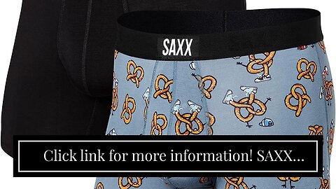 Click link for more information! SAXX Men’s Underwear – Vibe Super Soft Boxer Briefs with Built...