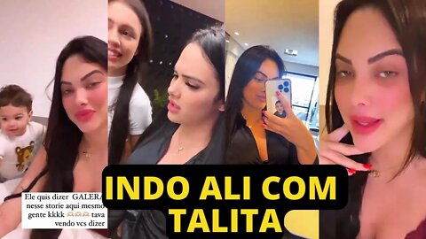 EMILY TEM SURPRESA PRA REVELAR E NA AUSÊNCIA DE BABAL SAI COM TALITA