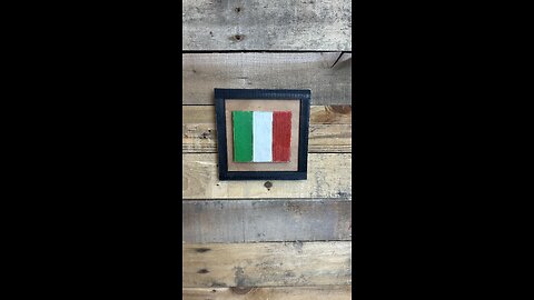 Making Italian Flags to Sell
