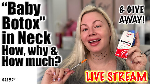 Live Baby Botox in the Neck, w/ Dehantox , AceCosm | Code Jessica10 Saves you Money