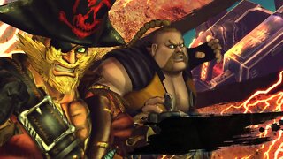 Street Fighter X Tekken: Paul (Alternate Costume) & Rufus vs Akuma & Bob - 1440p No Commentary