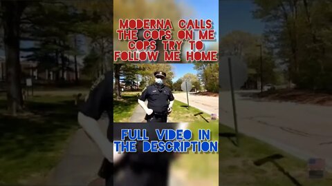 ModeRNA pHARMa CALLS COPS. THEY STALK ME. #Shorts #FilmThePolice