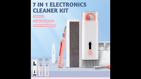 7in1 Multifunctional Brush Cleaner ToolKit for Keyboard Cleaning Phone Screen Earphone Cleaning