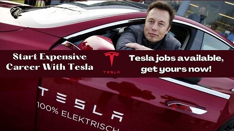 🚘 TESLA 🚘 2023 Jobs Available, Get Your Now!