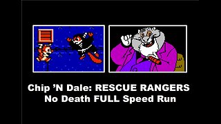Chip 'N Dale: Rescue Rangers (NES) No Death Full Game Speed Run Walkthrough Guide under 20 minutes