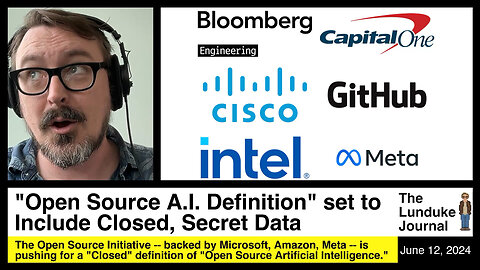 Open Source A.I. Definition to include Closed, Secret Data