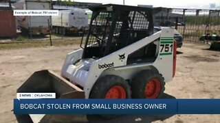 Bobcat equipment stolen from small business owner