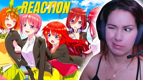 The Quintessential Quintuplets | Reaction Trailer Oficial 2 | Anime 2022
