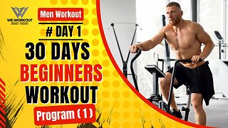 Day 1 of Men's 30-Day Workout Program for Beginners: Full-Body Blast!
